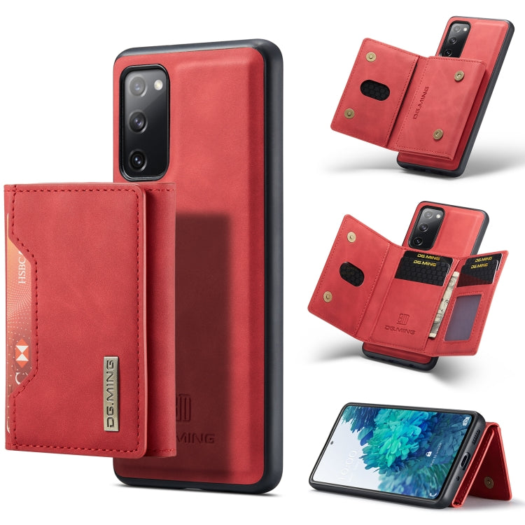 DG.MING M2 Series 3-Fold Multi Card Bag + Magnetic Back Cover Shockproof Case with Wallet & Holder Function, For Samsung Galaxy A02s, For Samsung Galaxy A32 5G, For Samsung Galaxy A42 5G, For Samsung Galaxy A52 5G / 4G, For Samsung Galaxy A72 5G / 4G  ...