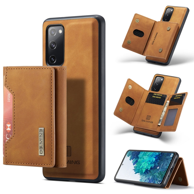 DG.MING M2 Series 3-Fold Multi Card Bag + Magnetic Back Cover Shockproof Case with Wallet & Holder Function, For Samsung Galaxy A02s, For Samsung Galaxy A32 5G, For Samsung Galaxy A42 5G, For Samsung Galaxy A52 5G / 4G, For Samsung Galaxy A72 5G / 4G  ...