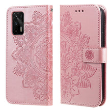 Load image into Gallery viewer, 7-petal Flowers Embossing Pattern Horizontal Flip PU Leather Case with Holder &amp; Card Slots &amp; Wallet &amp; Photo Frame, For Samsung Galaxy A03s (166.6mm), For OPPO Realme GT 5G