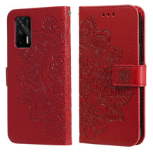 Load image into Gallery viewer, 7-petal Flowers Embossing Pattern Horizontal Flip PU Leather Case with Holder &amp; Card Slots &amp; Wallet &amp; Photo Frame, For Samsung Galaxy A03s (166.6mm), For OPPO Realme GT 5G