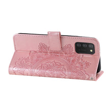 Load image into Gallery viewer, 7-petal Flowers Embossing Pattern Horizontal Flip PU Leather Case with Holder &amp; Card Slots &amp; Wallet &amp; Photo Frame, For Samsung Galaxy A03s (166.6mm), For OPPO Realme GT 5G