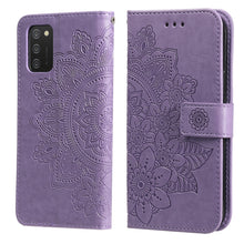 Load image into Gallery viewer, 7-petal Flowers Embossing Pattern Horizontal Flip PU Leather Case with Holder &amp; Card Slots &amp; Wallet &amp; Photo Frame, For Samsung Galaxy A03s (166.6mm), For OPPO Realme GT 5G