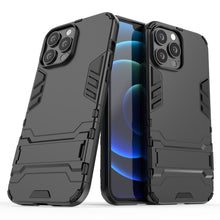 Load image into Gallery viewer, PC + TPU Shockproof Protective Case with Invisible Holder, For iPhone 13 Pro Max, For iPhone 13 mini, For iPhone 13 Pro, For iPhone 13