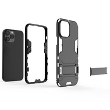 Load image into Gallery viewer, PC + TPU Shockproof Protective Case with Invisible Holder, For iPhone 13 Pro Max, For iPhone 13 mini, For iPhone 13 Pro, For iPhone 13