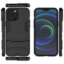 Load image into Gallery viewer, PC + TPU Shockproof Protective Case with Invisible Holder, For iPhone 13 Pro Max, For iPhone 13 mini, For iPhone 13 Pro, For iPhone 13