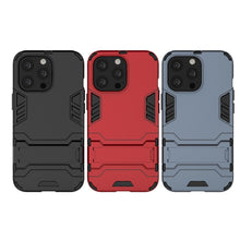Load image into Gallery viewer, PC + TPU Shockproof Protective Case with Invisible Holder, For iPhone 13 Pro Max, For iPhone 13 mini, For iPhone 13 Pro, For iPhone 13