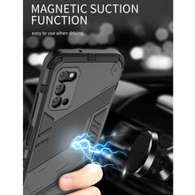 Load image into Gallery viewer, Punk Armor 2 in 1 PC + TPU Shockproof Case with Invisible Holder, For Samsung Galaxy A03s EU Version