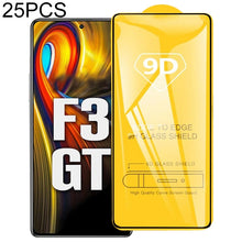 Load image into Gallery viewer, 25 PCS 9D Full Glue Full Screen Tempered Glass Film, For Xiaomi Poco X3 GT / Poco X3 Pro (25 PCS), For Xiaomi Poco F3 GT (25 PCS)