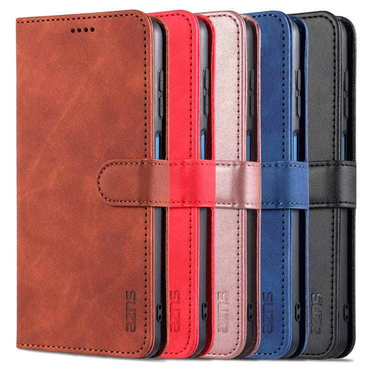AZNS Skin Feel Calf Texture Horizontal Flip Leather Case with Card Slots & Holder & Wallet, For Samsung Galaxy M62 / F62, For Samsung Galaxy Note10+, For Samsung Galaxy Note20, For Samsung Galaxy Note20 Ultra, For Samsung Galaxy S21 5G                 ...