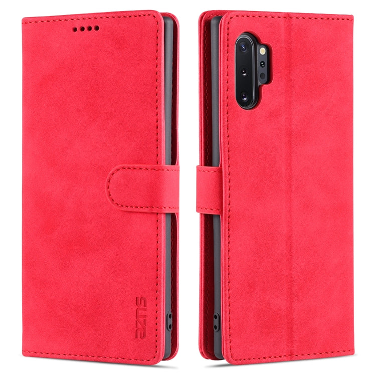 AZNS Skin Feel Calf Texture Horizontal Flip Leather Case with Card Slots & Holder & Wallet, For Samsung Galaxy M62 / F62, For Samsung Galaxy Note10+, For Samsung Galaxy Note20, For Samsung Galaxy Note20 Ultra, For Samsung Galaxy S21 5G                 ...