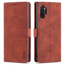 Load image into Gallery viewer, AZNS Skin Feel Calf Texture Horizontal Flip Leather Case with Card Slots &amp; Holder &amp; Wallet, For Samsung Galaxy M62 / F62, For Samsung Galaxy Note10+, For Samsung Galaxy Note20, For Samsung Galaxy Note20 Ultra, For Samsung Galaxy S21 5G                 ...