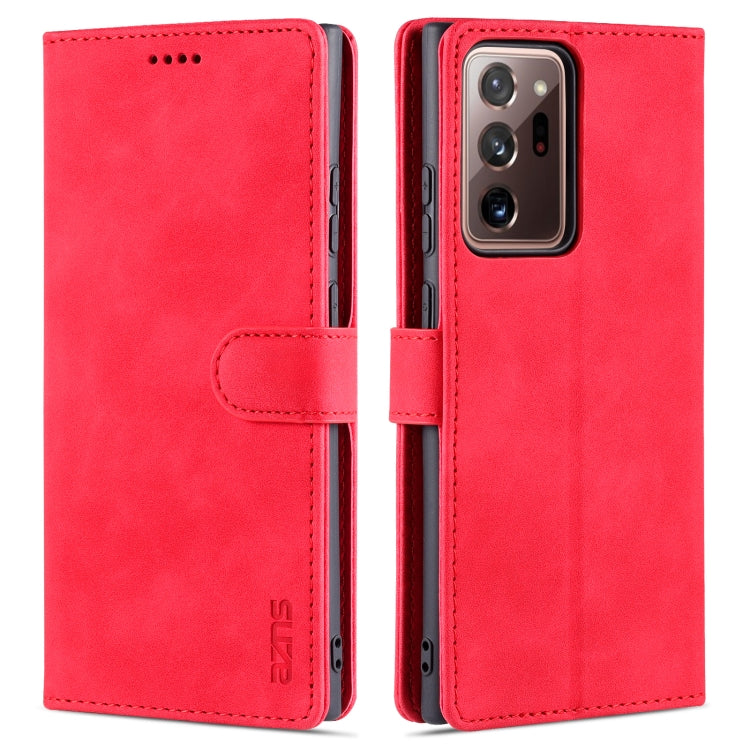 AZNS Skin Feel Calf Texture Horizontal Flip Leather Case with Card Slots & Holder & Wallet, For Samsung Galaxy M62 / F62, For Samsung Galaxy Note10+, For Samsung Galaxy Note20, For Samsung Galaxy Note20 Ultra, For Samsung Galaxy S21 5G                 ...