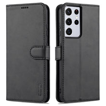 Load image into Gallery viewer, AZNS Skin Feel Calf Texture Horizontal Flip Leather Case with Card Slots &amp; Holder &amp; Wallet, For Samsung Galaxy M62 / F62, For Samsung Galaxy Note10+, For Samsung Galaxy Note20, For Samsung Galaxy Note20 Ultra, For Samsung Galaxy S21 5G                 ...