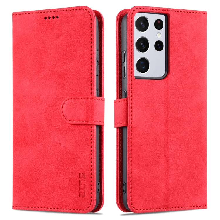 AZNS Skin Feel Calf Texture Horizontal Flip Leather Case with Card Slots & Holder & Wallet, For Samsung Galaxy M62 / F62, For Samsung Galaxy Note10+, For Samsung Galaxy Note20, For Samsung Galaxy Note20 Ultra, For Samsung Galaxy S21 5G                 ...