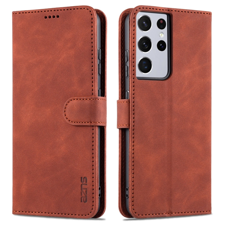 AZNS Skin Feel Calf Texture Horizontal Flip Leather Case with Card Slots & Holder & Wallet, For Samsung Galaxy M62 / F62, For Samsung Galaxy Note10+, For Samsung Galaxy Note20, For Samsung Galaxy Note20 Ultra, For Samsung Galaxy S21 5G                 ...