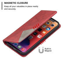 Load image into Gallery viewer, Rhombus Texture Horizontal Flip Magnetic Leather Case with Holder &amp; Card Slots, For iPhone 13 mini, For iPhone 13, For iPhone 13 Pro, For iPhone 13 Pro Max