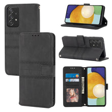 Load image into Gallery viewer, Embossed Striped Magnetic Buckle PU + TPU Horizontal Flip Leather Case with Holder &amp; Card Slot &amp; Wallet &amp; Photo Frame &amp; Sling, For Samsung Galaxy S20 FE 5G, For Samsung Galaxy S21 5G, For Samsung Galaxy S21+ 5G, For Samsung Galaxy S21 Ultra 5G         ...