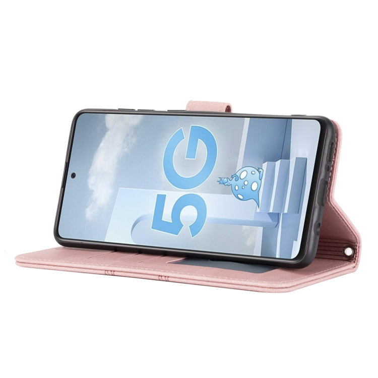 Embossed Striped Magnetic Buckle PU + TPU Horizontal Flip Leather Case with Holder & Card Slot & Wallet & Photo Frame & Sling, For Samsung Galaxy A71, For Samsung Galaxy A12 5G, For Samsung Galaxy A22 4G, For Samsung Galaxy A22 5G                      ...