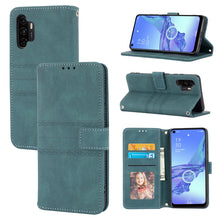 Load image into Gallery viewer, Embossed Striped Magnetic Buckle PU + TPU Horizontal Flip Leather Case with Holder &amp; Card Slot &amp; Wallet &amp; Photo Frame &amp; Sling, For Samsung Galaxy A71, For Samsung Galaxy A12 5G, For Samsung Galaxy A22 4G, For Samsung Galaxy A22 5G                      ...
