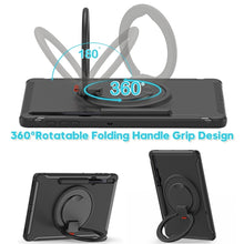 Load image into Gallery viewer, Shockproof TPU + PC Protective Case with 360 Degree Rotation Foldable Handle Grip Holder &amp; Pen Slot, For Samsung Galaxy Tab S8+ / Tab S8 Plus /  Tab S7 FE / Tab S7+/S7 FE 12.4 inch T970, For Samsung Galaxy Tab S8 / Galaxy Tab S7 870