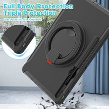 Load image into Gallery viewer, Shockproof TPU + PC Protective Case with 360 Degree Rotation Foldable Handle Grip Holder &amp; Pen Slot, For Samsung Galaxy Tab S8+ / Tab S8 Plus /  Tab S7 FE / Tab S7+/S7 FE 12.4 inch T970, For Samsung Galaxy Tab S8 / Galaxy Tab S7 870