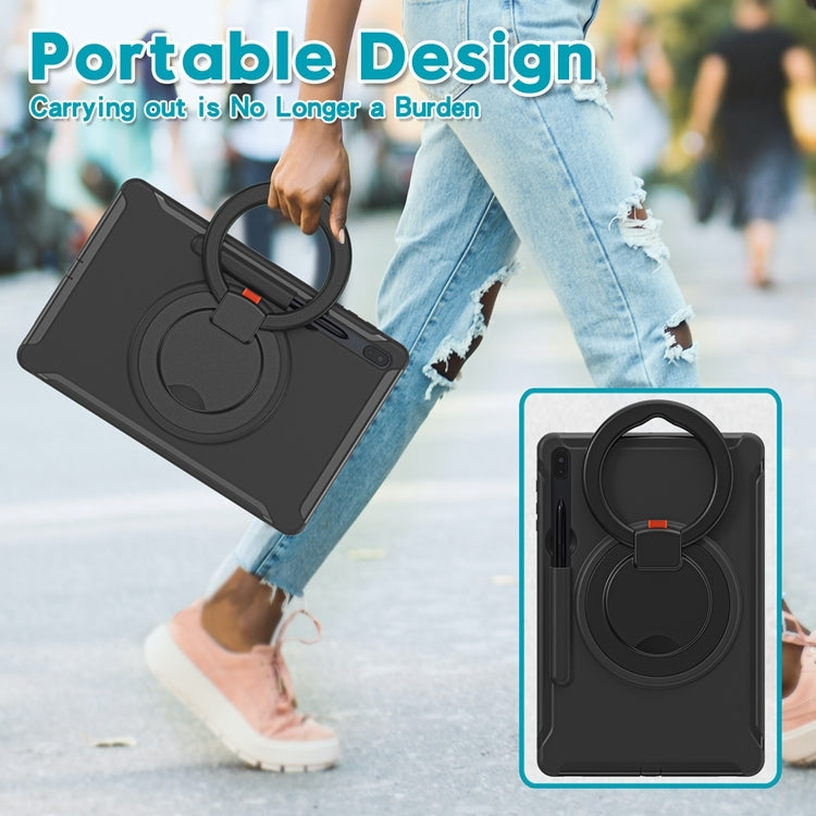 Shockproof TPU + PC Protective Case with 360 Degree Rotation Foldable Handle Grip Holder & Pen Slot, For Samsung Galaxy Tab S8+ / Tab S8 Plus /  Tab S7 FE / Tab S7+/S7 FE 12.4 inch T970, For Samsung Galaxy Tab S8 / Galaxy Tab S7 870