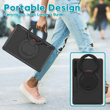 Load image into Gallery viewer, Shockproof TPU + PC Protective Case with 360 Degree Rotation Foldable Handle Grip Holder &amp; Pen Slot, For Samsung Galaxy Tab S8+ / Tab S8 Plus /  Tab S7 FE / Tab S7+/S7 FE 12.4 inch T970, For Samsung Galaxy Tab S8 / Galaxy Tab S7 870