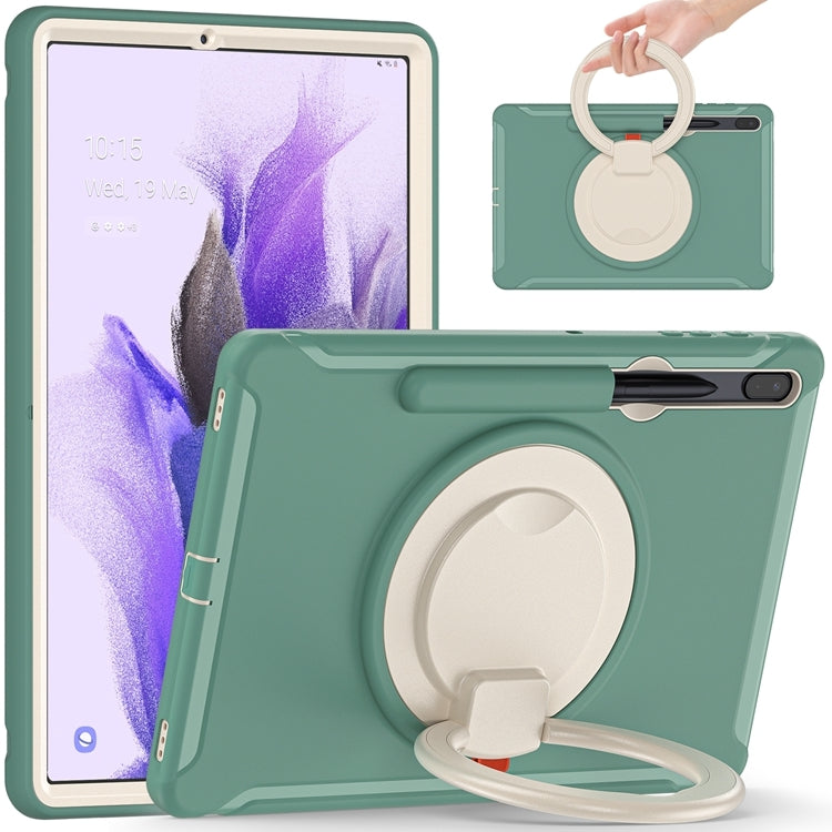 Shockproof TPU + PC Protective Case with 360 Degree Rotation Foldable Handle Grip Holder & Pen Slot, For Samsung Galaxy Tab S8+ / Tab S8 Plus /  Tab S7 FE / Tab S7+/S7 FE 12.4 inch T970, For Samsung Galaxy Tab S8 / Galaxy Tab S7 870