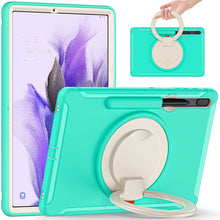 Load image into Gallery viewer, Shockproof TPU + PC Protective Case with 360 Degree Rotation Foldable Handle Grip Holder &amp; Pen Slot, For Samsung Galaxy Tab S8+ / Tab S8 Plus /  Tab S7 FE / Tab S7+/S7 FE 12.4 inch T970, For Samsung Galaxy Tab S8 / Galaxy Tab S7 870