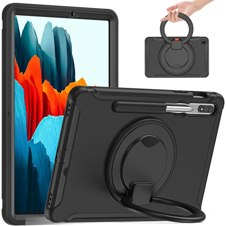 Shockproof TPU + PC Protective Case with 360 Degree Rotation Foldable Handle Grip Holder & Pen Slot, For Samsung Galaxy Tab S8+ / Tab S8 Plus /  Tab S7 FE / Tab S7+/S7 FE 12.4 inch T970, For Samsung Galaxy Tab S8 / Galaxy Tab S7 870