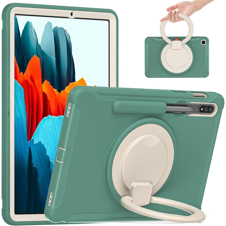 Shockproof TPU + PC Protective Case with 360 Degree Rotation Foldable Handle Grip Holder & Pen Slot, For Samsung Galaxy Tab S8+ / Tab S8 Plus /  Tab S7 FE / Tab S7+/S7 FE 12.4 inch T970, For Samsung Galaxy Tab S8 / Galaxy Tab S7 870