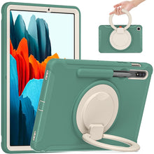 Load image into Gallery viewer, Shockproof TPU + PC Protective Case with 360 Degree Rotation Foldable Handle Grip Holder &amp; Pen Slot, For Samsung Galaxy Tab S8+ / Tab S8 Plus /  Tab S7 FE / Tab S7+/S7 FE 12.4 inch T970, For Samsung Galaxy Tab S8 / Galaxy Tab S7 870