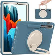 Load image into Gallery viewer, Shockproof TPU + PC Protective Case with 360 Degree Rotation Foldable Handle Grip Holder &amp; Pen Slot, For Samsung Galaxy Tab S8+ / Tab S8 Plus /  Tab S7 FE / Tab S7+/S7 FE 12.4 inch T970, For Samsung Galaxy Tab S8 / Galaxy Tab S7 870