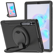 Load image into Gallery viewer, Shockproof TPU + PC Protective Case with 360 Degree Rotation Foldable Handle Grip Holder &amp; Pen Slot, For Samsung Galaxy Tab S6 T860, For Samsung Galaxy Tab A 8.4 T307 2020, For Samsung Galaxy Tab A 10.1 T515/T510 2019                                   ...
