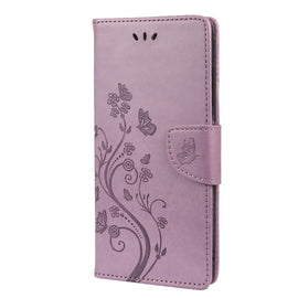Butterfly Flower Pattern Horizontal Flip Leather Case with Holder & Card Slots & Wallet, For Samsung Galaxy A03s 164mm, For iPhone 13 mini, For iPhone 13, For iPhone 13 Pro, For iPhone 13 Pro Max