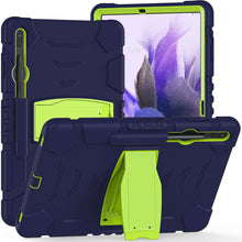 Load image into Gallery viewer, 3-Layer Protection Screen Frame + PC + Silicone Shockproof Combination Case with Holder, For Samsung Galaxy Tab S7+/S7 FE 12.4 inch