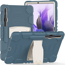 Load image into Gallery viewer, 3-Layer Protection Screen Frame + PC + Silicone Shockproof Combination Case with Holder, For Samsung Galaxy Tab S7+/S7 FE 12.4 inch