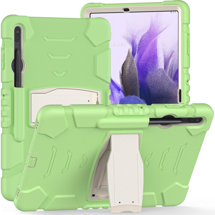 3-Layer Protection Screen Frame + PC + Silicone Shockproof Combination Case with Holder, For Samsung Galaxy Tab S7+/S7 FE 12.4 inch