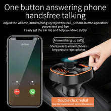 Load image into Gallery viewer, BC52 QC3.0 Fast Charging Car Colorful Atmosphere Light Bluetooth MP3 Player FM Transmitter, BC52