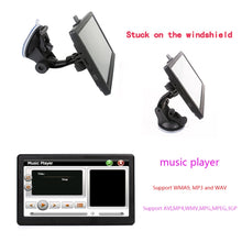 Load image into Gallery viewer, 7 inch Car GPS Navigator 8G+256M Capacitive Screen High Configuration, Europe Map, Australia Map, Southeast Asia Map, North America Map, Middle East Map, South America Map, Africa Map