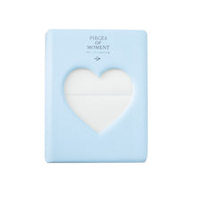 Load image into Gallery viewer, Hollow Heart 64 Pockets Photo Book Album Name Card Holder for Fujifilm Instax Mini 8 /7s /70 /25 /50s /90, Hollow Heart 64 Pockets Sky Blue, Hollow Heart 64 Pockets Light Mint, Hollow Heart 64 Pockets Pink, Hollow Heart 64 Pockets Light Purple