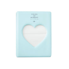 Load image into Gallery viewer, Hollow Heart 64 Pockets Photo Book Album Name Card Holder for Fujifilm Instax Mini 8 /7s /70 /25 /50s /90, Hollow Heart 64 Pockets Sky Blue, Hollow Heart 64 Pockets Light Mint, Hollow Heart 64 Pockets Pink, Hollow Heart 64 Pockets Light Purple