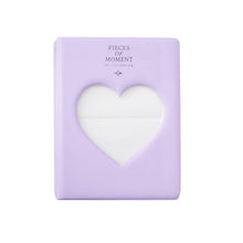 Load image into Gallery viewer, Hollow Heart 64 Pockets Photo Book Album Name Card Holder for Fujifilm Instax Mini 8 /7s /70 /25 /50s /90, Hollow Heart 64 Pockets Sky Blue, Hollow Heart 64 Pockets Light Mint, Hollow Heart 64 Pockets Pink, Hollow Heart 64 Pockets Light Purple