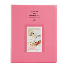 Load image into Gallery viewer, 128 Pockets Photo Book Album Name Card Holder for Fujifilm Instax Mini 8 /7s /70 /25 /50s /90, 128 Pockets Peach Color, 128 Pockets 128 Pockets, 128 Pockets (Grey White, 128 Pockets Pink, 128 Pockets Beige, 128 Pockets Orange, 128 Pockets Light Mint