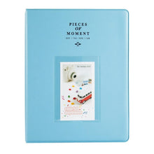 Load image into Gallery viewer, 128 Pockets Photo Book Album Name Card Holder for Fujifilm Instax Mini 8 /7s /70 /25 /50s /90, 128 Pockets Peach Color, 128 Pockets 128 Pockets, 128 Pockets (Grey White, 128 Pockets Pink, 128 Pockets Beige, 128 Pockets Orange, 128 Pockets Light Mint