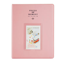 Load image into Gallery viewer, 128 Pockets Photo Book Album Name Card Holder for Fujifilm Instax Mini 8 /7s /70 /25 /50s /90, 128 Pockets Peach Color, 128 Pockets 128 Pockets, 128 Pockets (Grey White, 128 Pockets Pink, 128 Pockets Beige, 128 Pockets Orange, 128 Pockets Light Mint