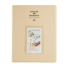 Load image into Gallery viewer, 128 Pockets Photo Book Album Name Card Holder for Fujifilm Instax Mini 8 /7s /70 /25 /50s /90, 128 Pockets Peach Color, 128 Pockets 128 Pockets, 128 Pockets (Grey White, 128 Pockets Pink, 128 Pockets Beige, 128 Pockets Orange, 128 Pockets Light Mint