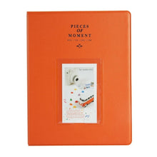 Load image into Gallery viewer, 128 Pockets Photo Book Album Name Card Holder for Fujifilm Instax Mini 8 /7s /70 /25 /50s /90, 128 Pockets Peach Color, 128 Pockets 128 Pockets, 128 Pockets (Grey White, 128 Pockets Pink, 128 Pockets Beige, 128 Pockets Orange, 128 Pockets Light Mint