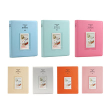 Load image into Gallery viewer, 128 Pockets Photo Book Album Name Card Holder for Fujifilm Instax Mini 8 /7s /70 /25 /50s /90, 128 Pockets Peach Color, 128 Pockets 128 Pockets, 128 Pockets (Grey White, 128 Pockets Pink, 128 Pockets Beige, 128 Pockets Orange, 128 Pockets Light Mint