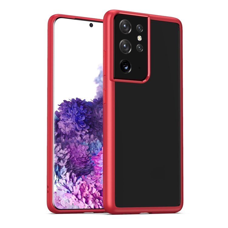 Clear Acrylic + TPU Four-corner All-inclusive Shockproof Case, For Samsung Galaxy S21+ 5G, For Samsung Galaxy S21 Ultra 5G, For Samsung Galaxy S21 5G